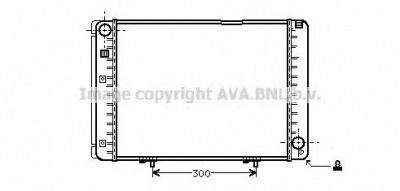 AVA QUALITY COOLING ms2175 -  Радиатор, охлаждение двигателя